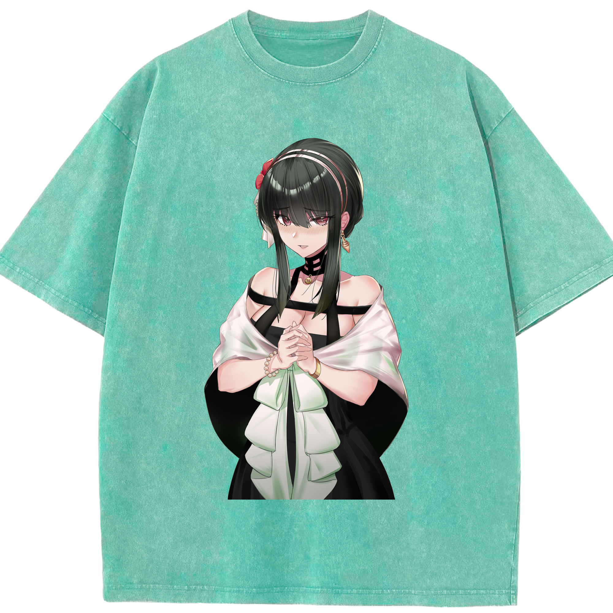 （画像用） SPY×FAMILY间谍家家酒 綿100% ヴィンテージ風 半袖Tシャツ（フロントプリント）